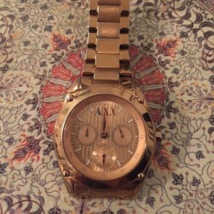 Rose Gold Armani Exchange Watch